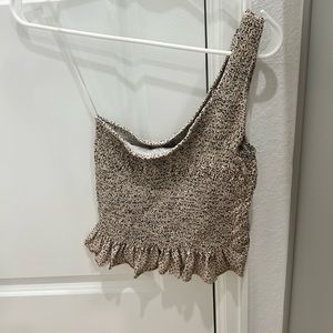 Small-Medium one shoulder crop